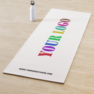 Custom Business Logo Text Personalized Yoga Mat