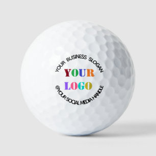 Custom Business Logo Text Promotional Golf Balls
