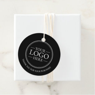 Custom Business Logo Thank You Favour Tags