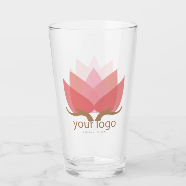 Custom Business Logo Upload ID621 Glass (Back)