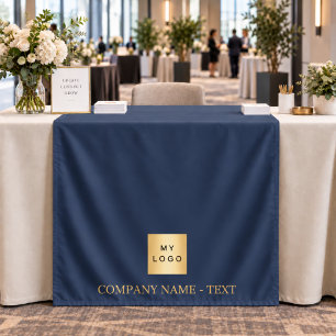 Custom Business Logo Vendor Table Runner Display Tapestry