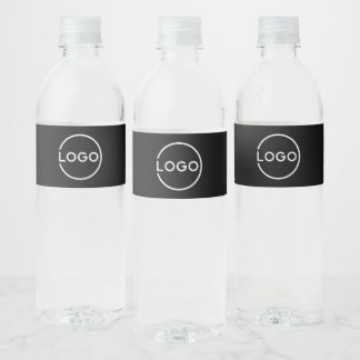 Custom Business Logo Water Bottle Label