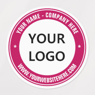 Custom Business Logo Website Promotional Labels