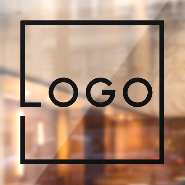 Custom Business Logo Window Cling (Sheet 2)