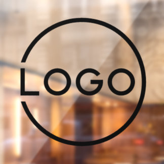 Custom Business Logo Window Cling