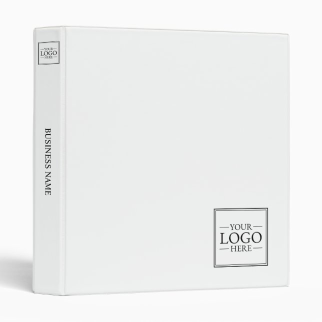 Custom Business Logo with Custom Text Binder (Front/Spine)