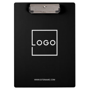 Custom Business Logo with Custom Text Clipboard