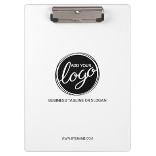 Custom Business Logo with Custom Text Clipboard