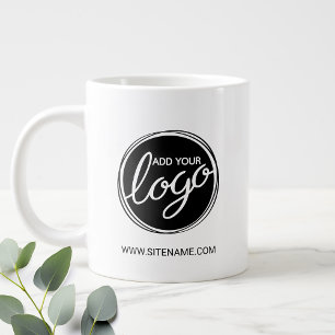 Custom Business Logo with Custom Text Coffee Mug