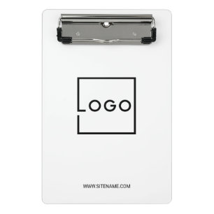 Custom Business Logo with Custom Text Mini Clipboard