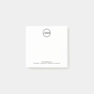 Custom Business Logo with Custom Text Post-it Notes