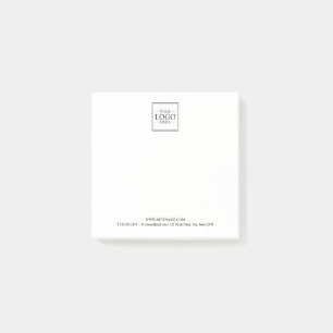 Custom Business Logo with Custom Text Post-it Notes