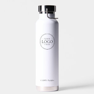 Custom Business Logo with Custom Text Water Bottle