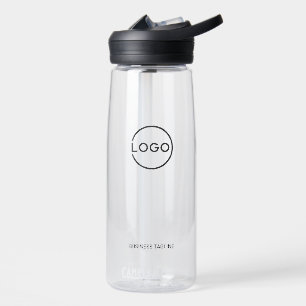 Custom Business Logo with Custom Text Water Bottle