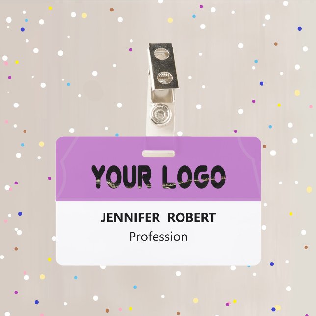 Custom business logo With Name Create your own  Badge (Creator Uploaded)