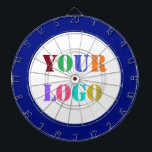 Custom Business Logo Your Company Dart Board Gift<br><div class="desc">Custom Colours - Dart Board with Your Company Logo or Photo Promotional Business or Modern Personal Dartboards / Gift - Add Your Logo - Image - Photo or QR Code / or Text - Resize and move or remove and add elements / text with Customization tool. Choose / add your...</div>