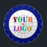Custom Business Logo Your Company Dart Board Gift<br><div class="desc">Custom Colours - Dart Board with Your Company Logo or Photo Promotional Business or Modern Personal Dartboards / Gift - Add Your Logo - Image - Photo or QR Code / or Text - Resize and move or remove and add elements / text with Customization tool. Choose / add your...</div>