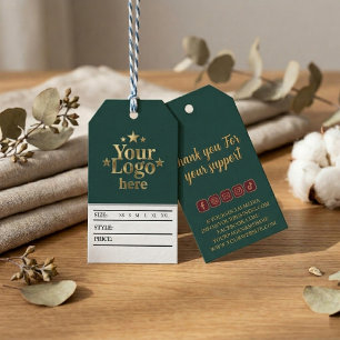 Custom Business Modern logo Price Hang Branding Gift Tags