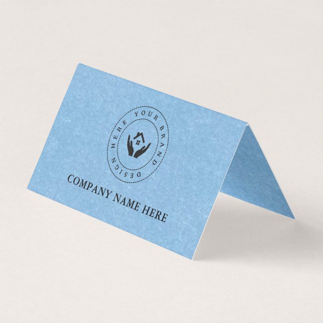 Custom Business Name Logo QR Code and Message (Front)