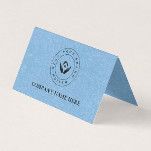 Custom Business Name Logo QR Code and Message