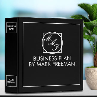 Custom Business Plan Binder