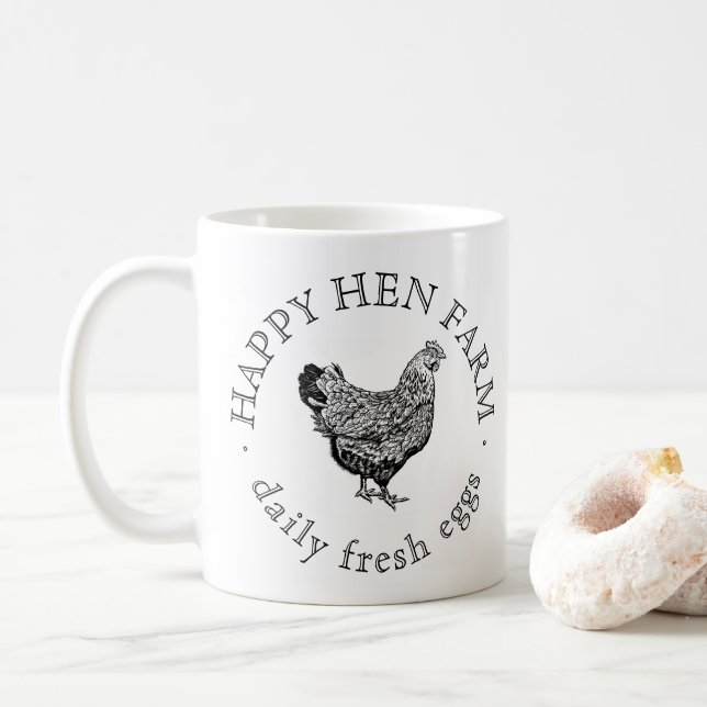 Custom Business Promotional Logo Coffee Mug (With Donut)