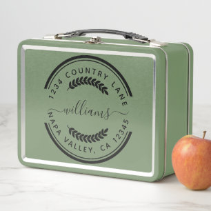 Custom Business Promotional Logo  Metal Lunch Box