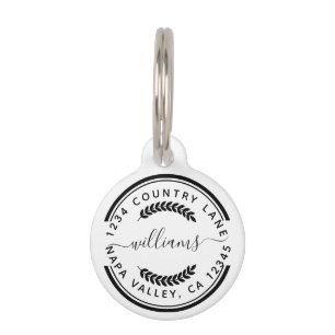 Custom Business Promotional Logo  Pet Tag