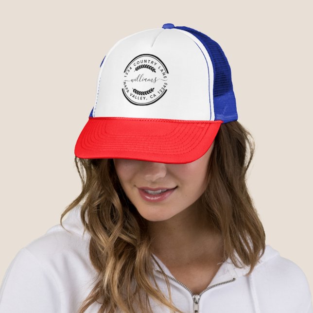 Custom Business Promotional Logo  Trucker Hat (In Situ)