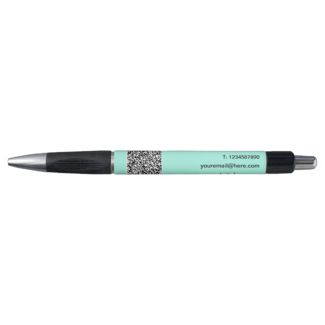 Custom Business QR code Info Text Promotional Pen (Front)