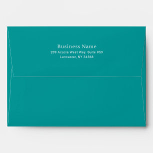Custom Business Return Address Clean Modern Envelope