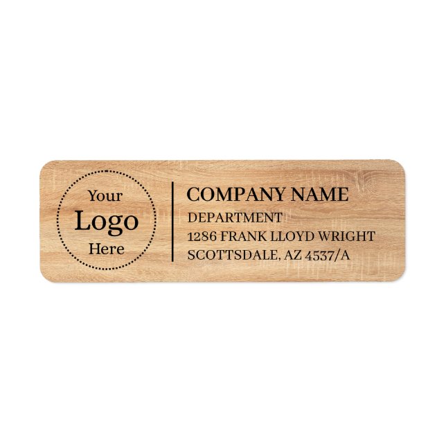 Custom Business Return Address Label  (Front)