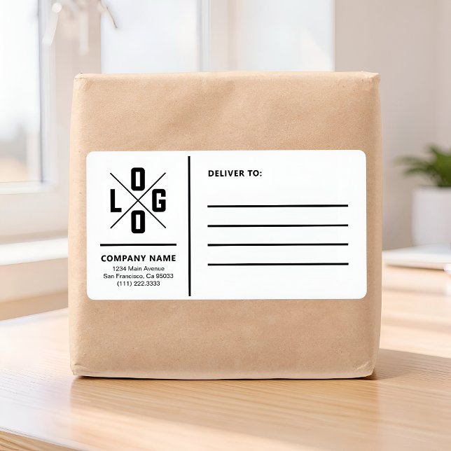 Custom Business Shipping Address with Logo (Creator Uploaded)