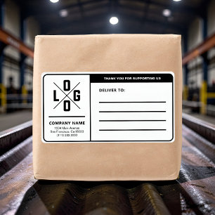 Custom Business Shipping Address with Logo