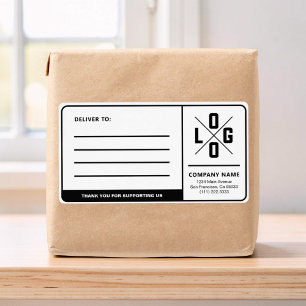 Custom Business Shipping Address with Logo