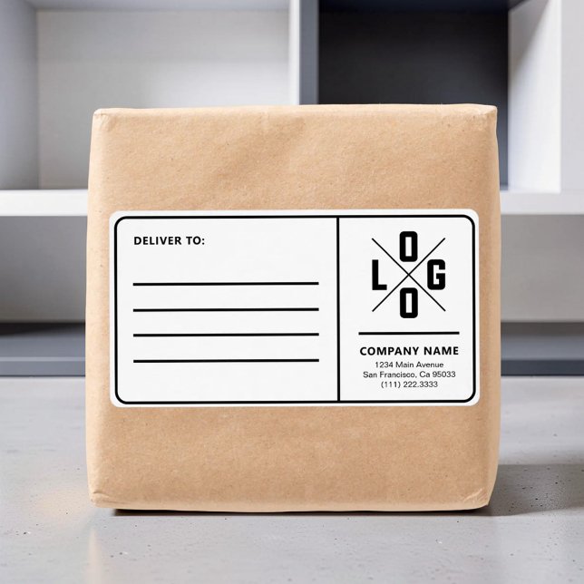 Custom Business Shipping Address with Logo (Creator Uploaded)