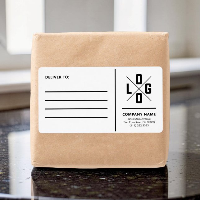 Custom Business Shipping Address with Logo (Creator Uploaded)