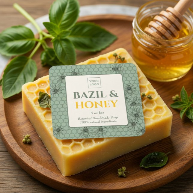 Custom Business Sticker for Handmade Soap (Creator Uploaded)