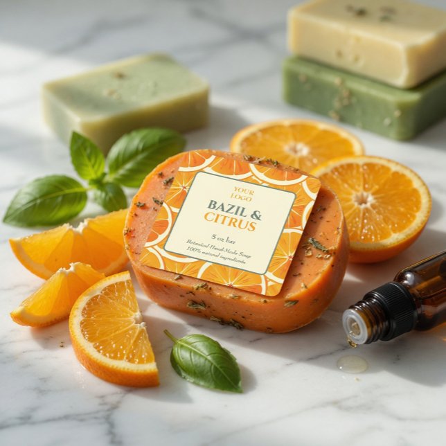 Custom Business Sticker for Handmade Soap (Creator Uploaded)