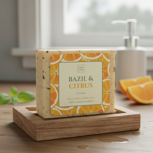 Custom Business Sticker for Handmade Soap (Creator Uploaded)