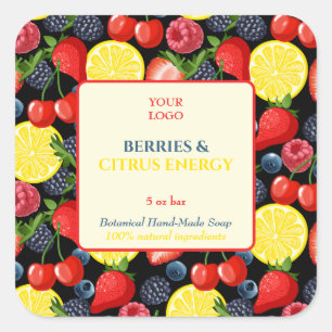 Custom Business Sticker for Handmade Soap