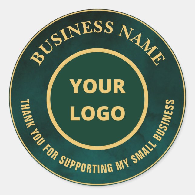 custom business sticker labels (Front)