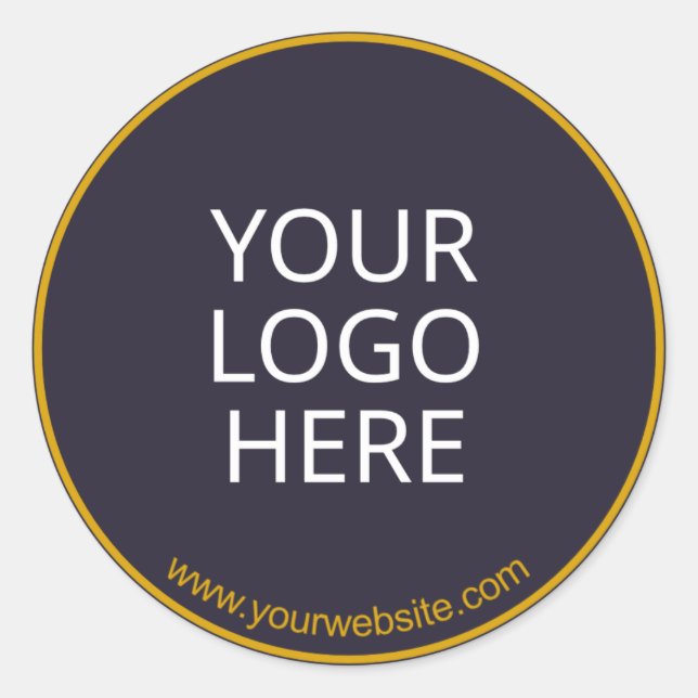 Custom Business Sticker Template (Front)