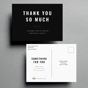 Custom Business Thank You Postcard