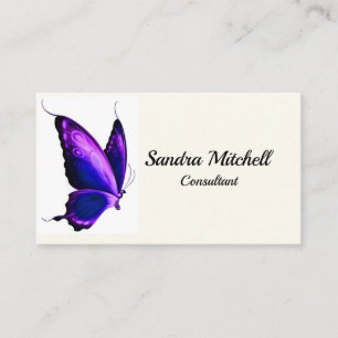 Custom Butterfly Personalized Business Cards