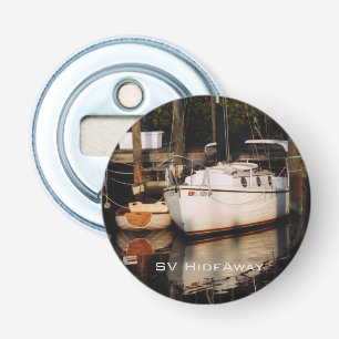 Custom Button Bottle Opener SV Hideaway