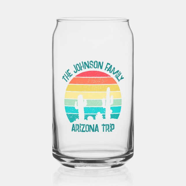 Custom Cactus Sunset Arizona Desert Triage (Recto)