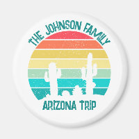 Custom Cactus Sunset Arizona Desert Trip