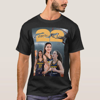 Custom Caitlin Clark Indiana Basketball T-shirt - 