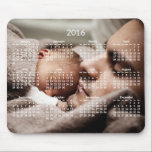 Custom Calendar 2016 Mousepads Add Photo<br><div class="desc">Custom yearly calendar 2016 mousepads with customizable photo - you can replace it and add your photo</div>